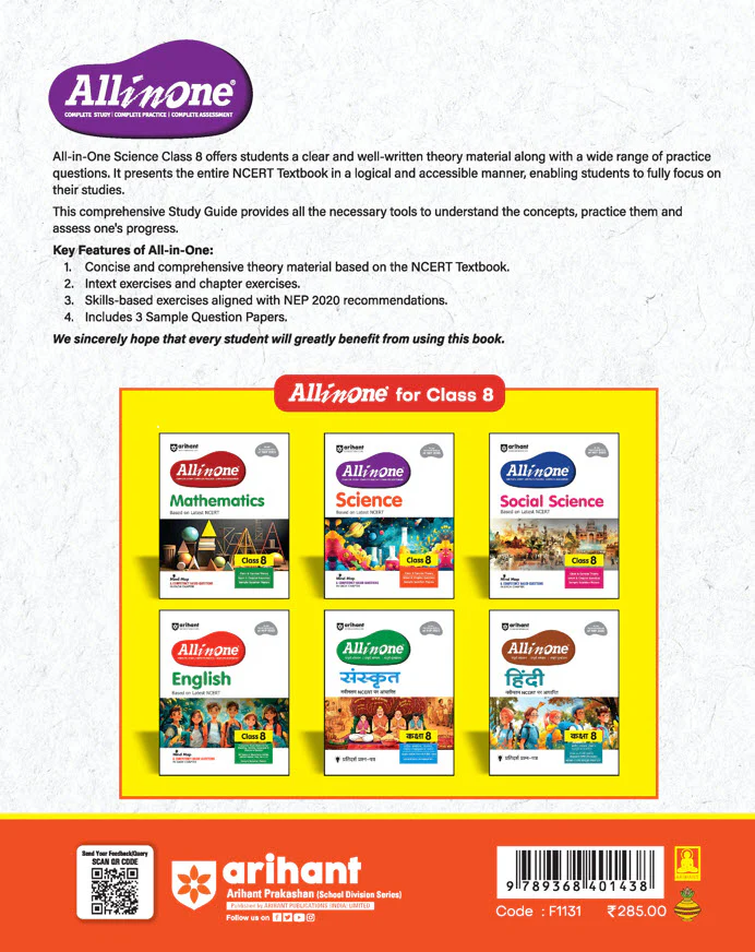 CBSE All in One Science Class 8 Exam 2025-26 | Sample Question Papers, Mind Map & Competency Based Questions | Based on Latest NCERT - Image 7