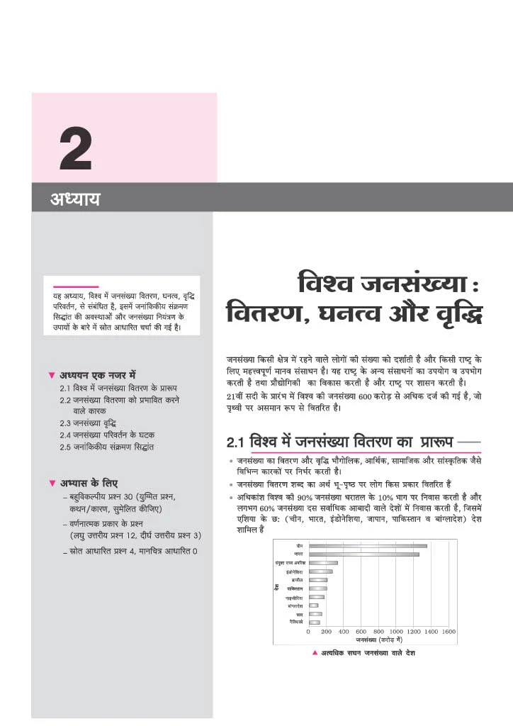 All in One Geography (Bhugol) Class 12 for CBSE Exam 2026-27 | NCERT Based Complete Theory, Practice Exercises, CBQs, A-R, Sample Papers & Mind Maps | Revised Edition as per Latest Syllabus - Image 6