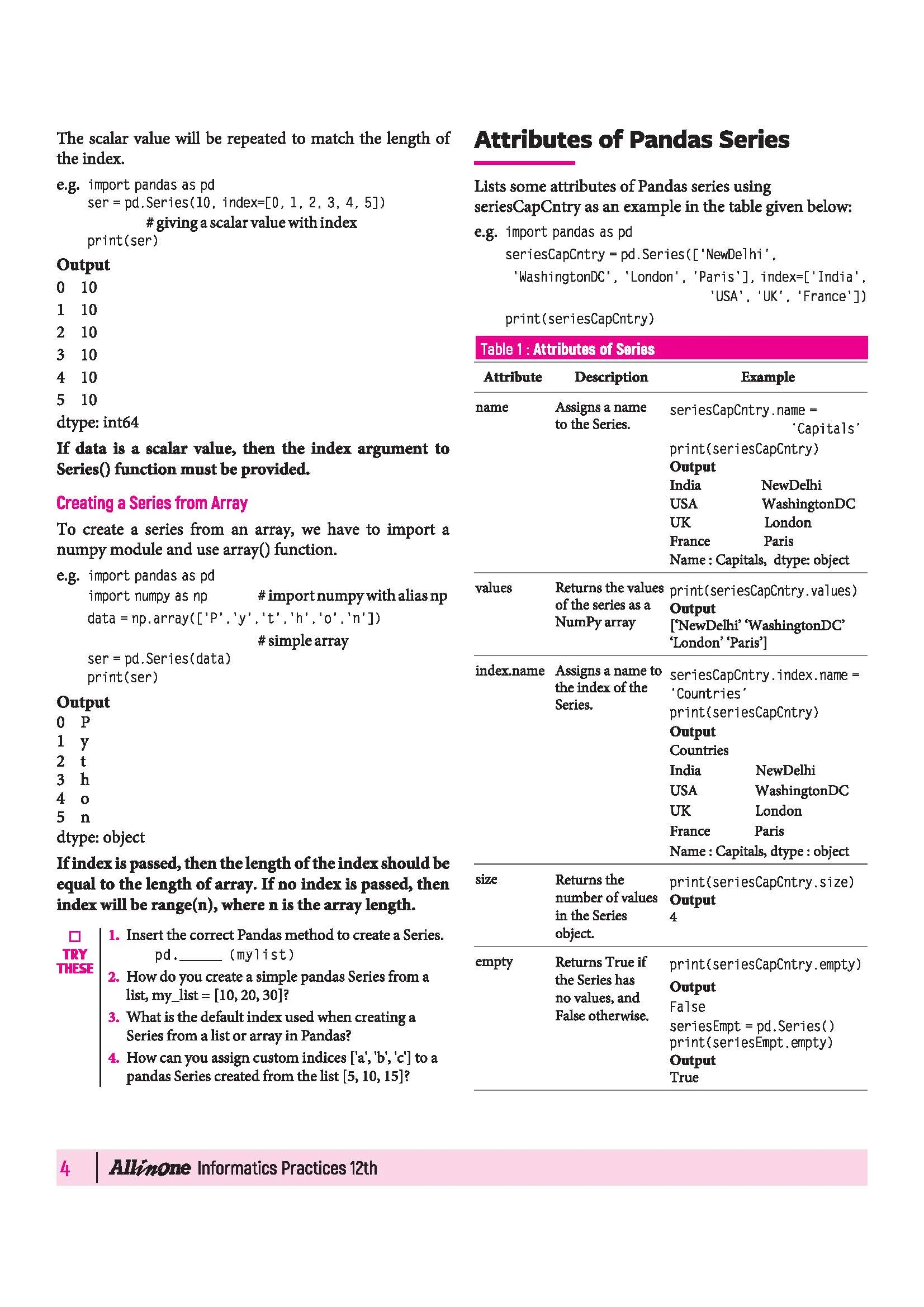All in One Informatics Practices Class 12 for CBSE Exam 2026-27 | NCERT Based Complete Theory, Practice Exercises, CBQs, A-R, Sample Papers & Mind Maps | Revised Edition as per Latest Syllabus - Image 9