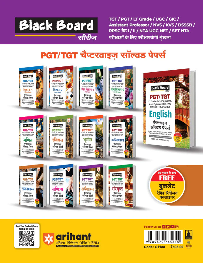 Black Board Series PGT/TGT Arthshastra (Economics) | Chapterwise Solved Papers | 5000+ MCQs with Explanations | For LT Grade, GIC, DSSSB, Asst. Professor, KVS, NVS, RPSC, BPSC & Other Teacher Exams - Image 2