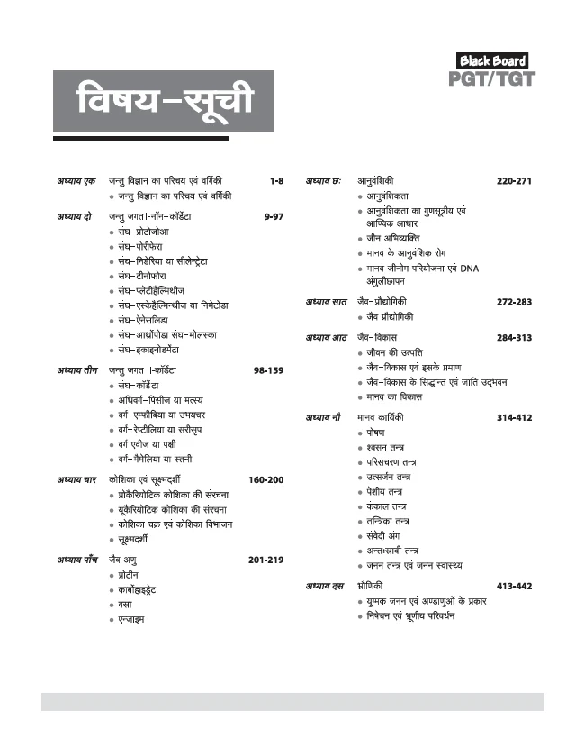 Black Board Series PGT/TGT Jeev Vigyan-1 (Jantu Vigyan) | Chapterwise Solved Papers | 5000+ MCQs with Explanations | For LT Grade, GIC, DSSSB, Asst. Professor, KVS, NVS, RPSC, BPSC & Other Teacher Exams - Image 3