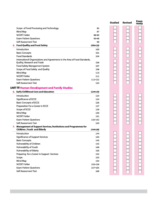 CBSE All in One Home Sience Class 12 Exam 2025-2026 | NCERT Ques. & Other Important Questions, Sample Question Papers | Including Mind Maps & Practical Work - Image 4