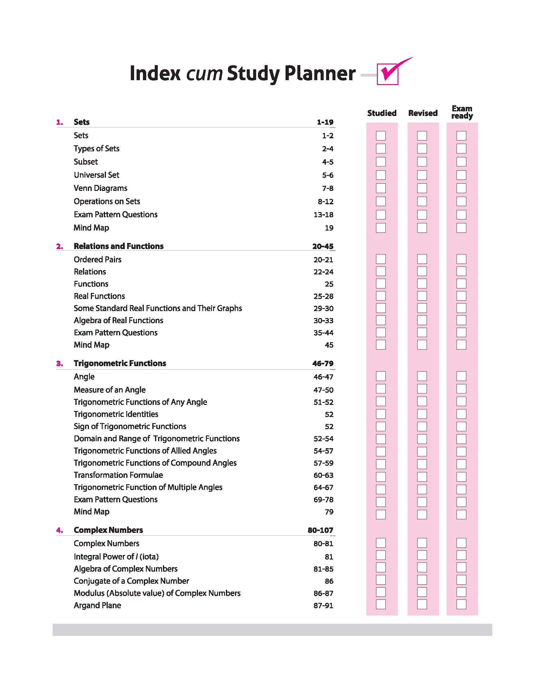 CBSE All in One Mathematics Class 11 Exam 2025-26 | CBQs, MCQs, A-R, Case Based, Sample Question Papers | Included Mind Maps - Image 4