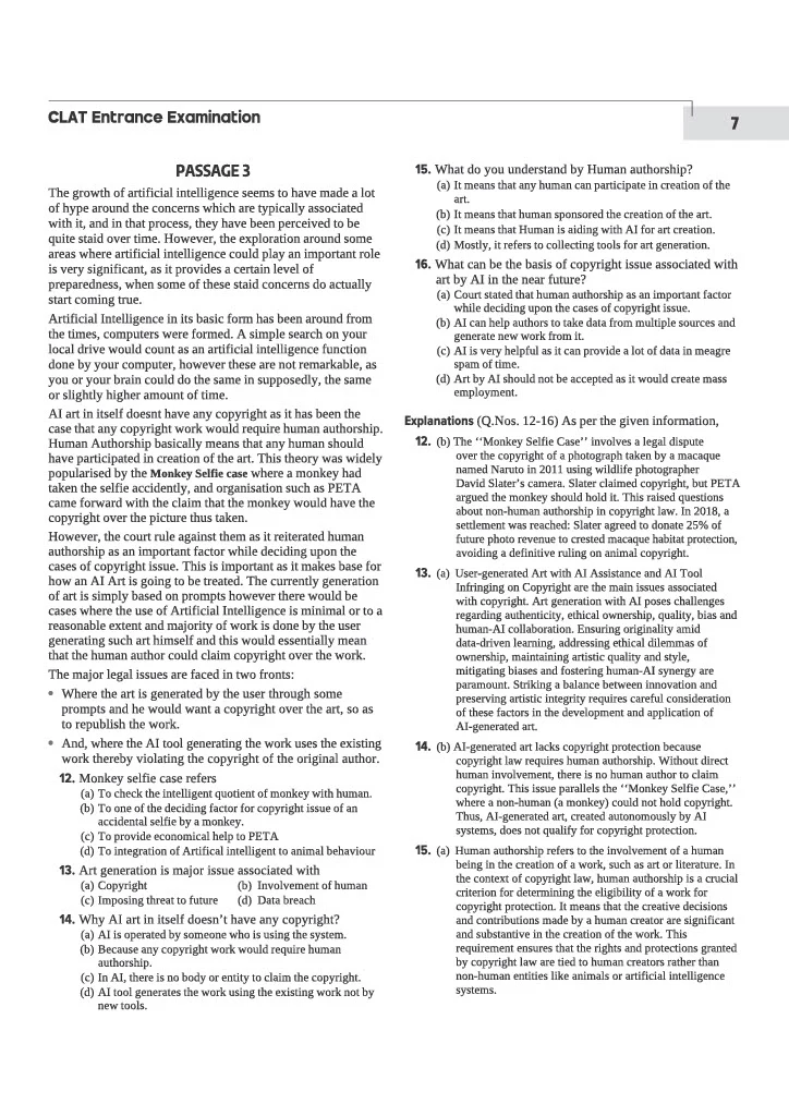 CLAT Conqueror 2027 | Complete Guide for CLAT & Law Entrance Exams | 2000+ MCQs, 3 Practice Sets | PYQs 2025–2026 - Image 7