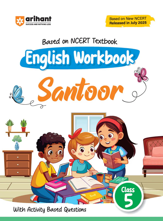 Combo of workbook Clas 5 | Veena Hindi, Santoor English, Maths Mela & Our Wondrous World | Based on New NCERT Released on April 2025 - Image 3