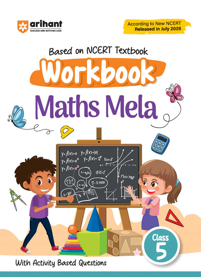 Combo of workbook Clas 5 | Veena Hindi, Santoor English, Maths Mela & Our Wondrous World | Based on New NCERT Released on April 2025 - Image 4