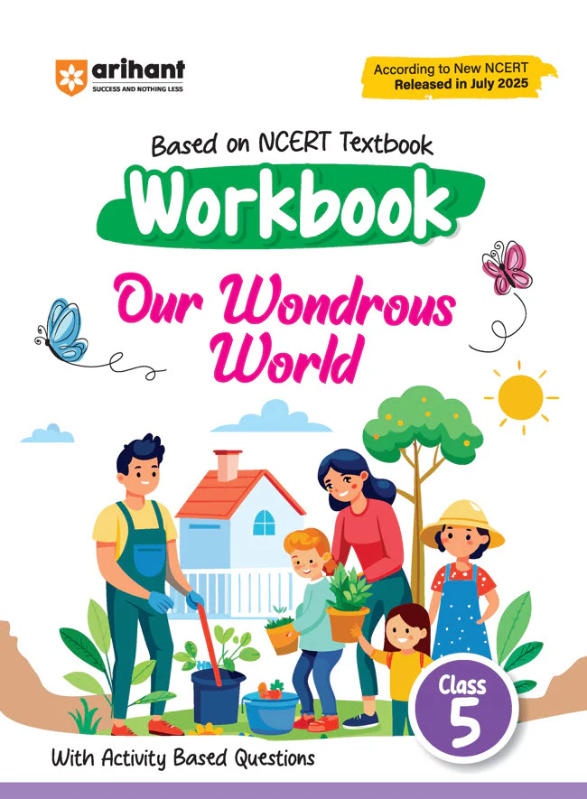 Combo of workbook Clas 5 | Veena Hindi, Santoor English, Maths Mela & Our Wondrous World | Based on New NCERT Released on April 2025 - Image 5