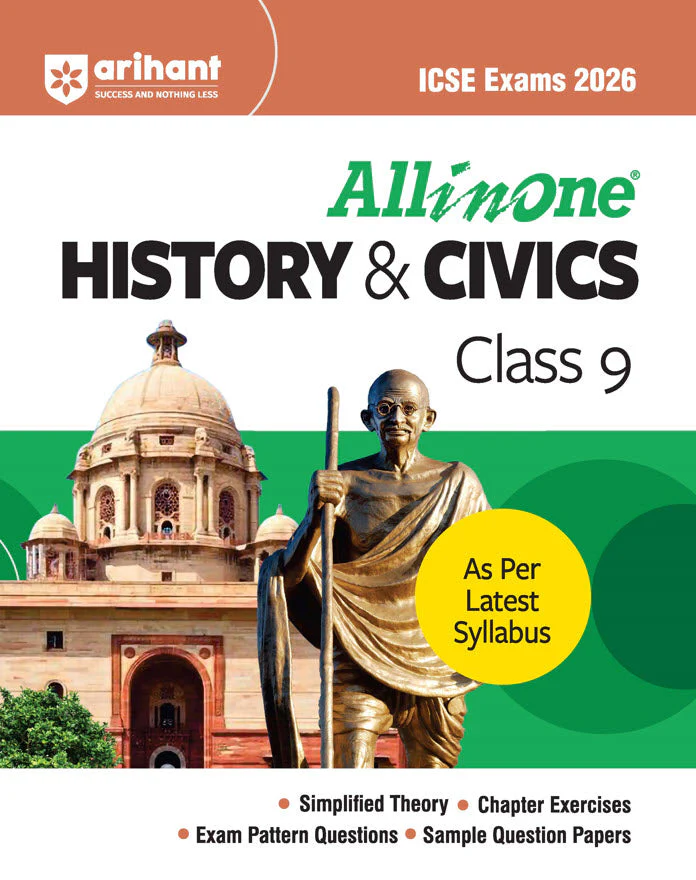 ICSE All in one History & Civics Class 9 Exam 2025-26 | Chapter Exercise, Exam Pattern &  Sample Question Papers