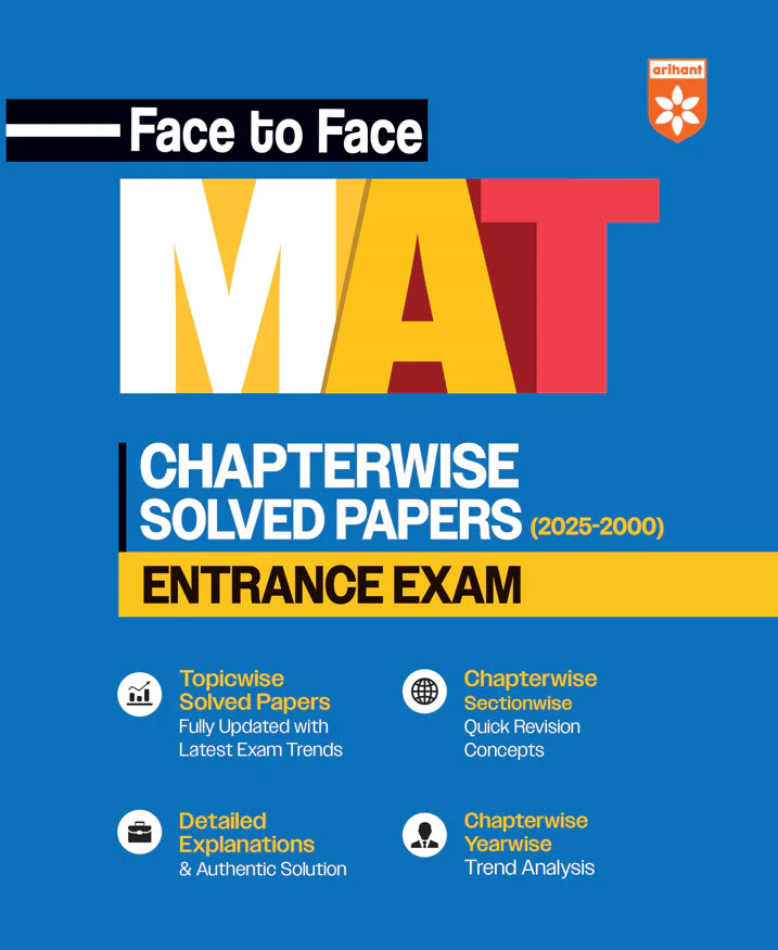 Combo of CMAT & Face to Face MAT Exam 2025 | Study Guide with mock Test & Chapterwise Solved Papers | With Free English Prepositions | English Medium - Image 3