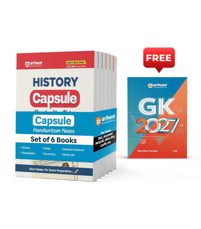 Combo of Handwritten Capsule | Polity, History, Static G.K, Economics, Geography & Science | With Free General Knowledge | English Medium