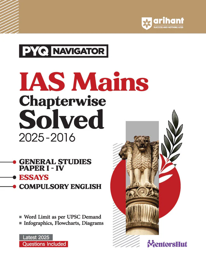 Combo of IAS Mains Chapterwise Solved Papers, General Studies-Paper (I,II,III & IV) | With Free 14 Years’ Solved Papers (2025–2012 | English Medium - Image 2