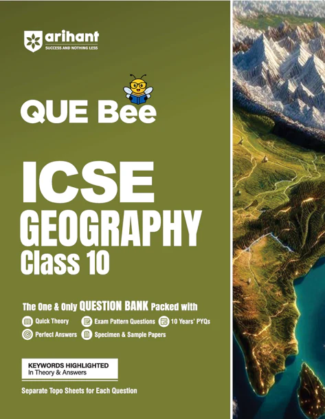 Combo of ICSE QUE Bee Class 10th Exam 2026| Bio, Chemistry, Computer Application, English Lang, Geography. Hindi, History & Civics, Maths, Physics & English| With Free ISC English Language (Paper-1) Class 12th - Image 6