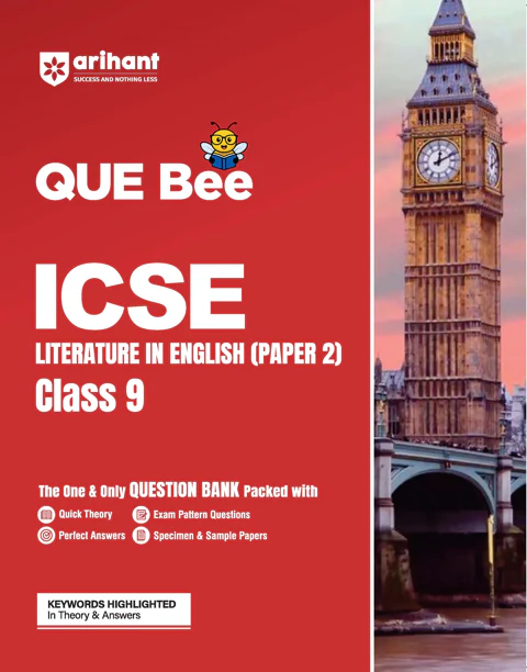 ICSE QUE Bee Literature in English (Paper-2) Class 9 Exam 2026 | Quick Theory, Exam Pattern Questions, 10 years PYQs | Key Words Highlighted