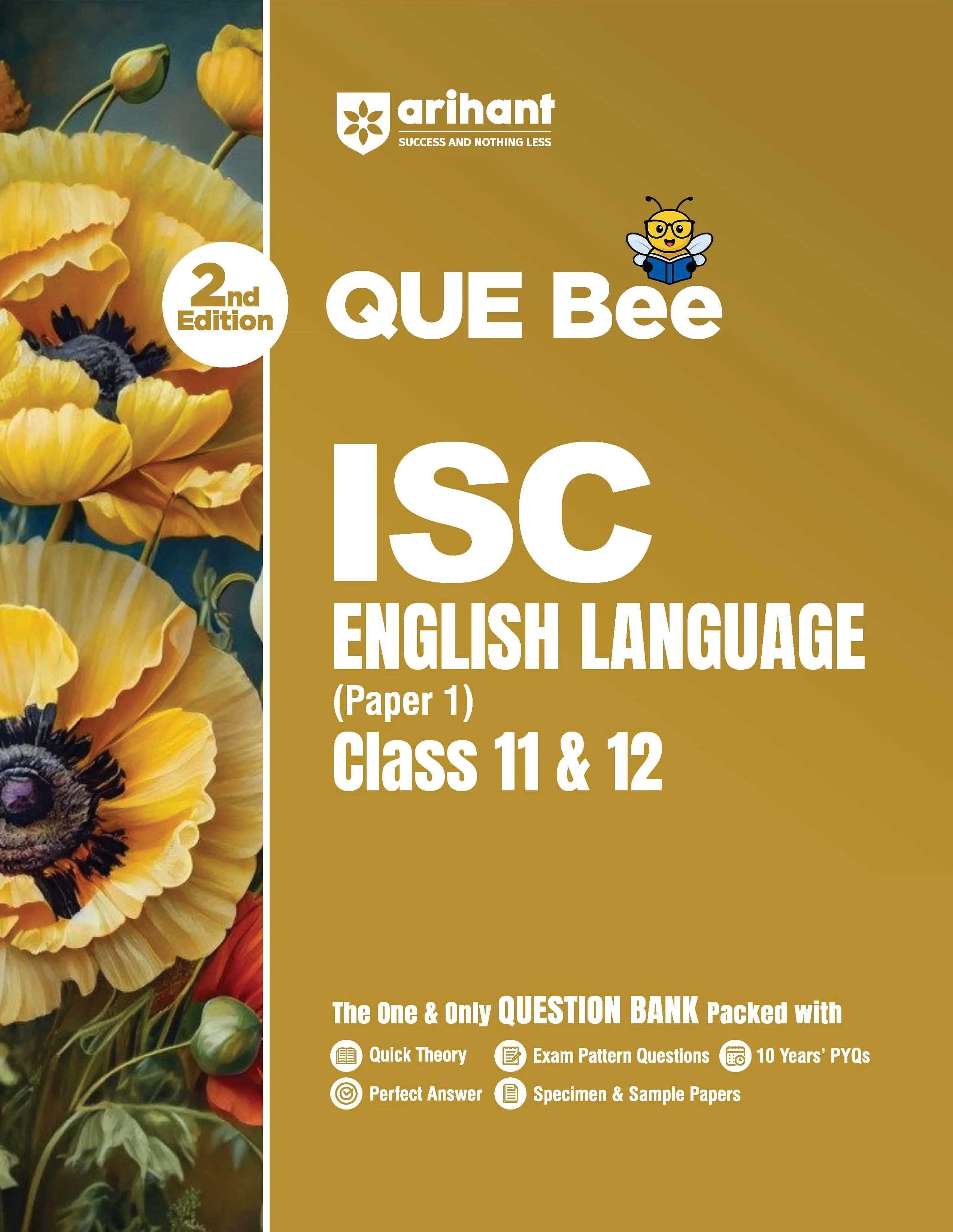 ISC English Language (Part 1) Class 11 & 12 Exam | Quick Theory, Exam Pattern Questions & Sample Papers | As per Latest ICSE Syllabus | Que Bee 2nd Edition