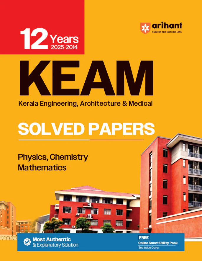 KEAM 12 Years Solved Papers (2025-2014) | Kerala Engineering Entrance | Most Authentic and Detailed Solutions | Free Online Support