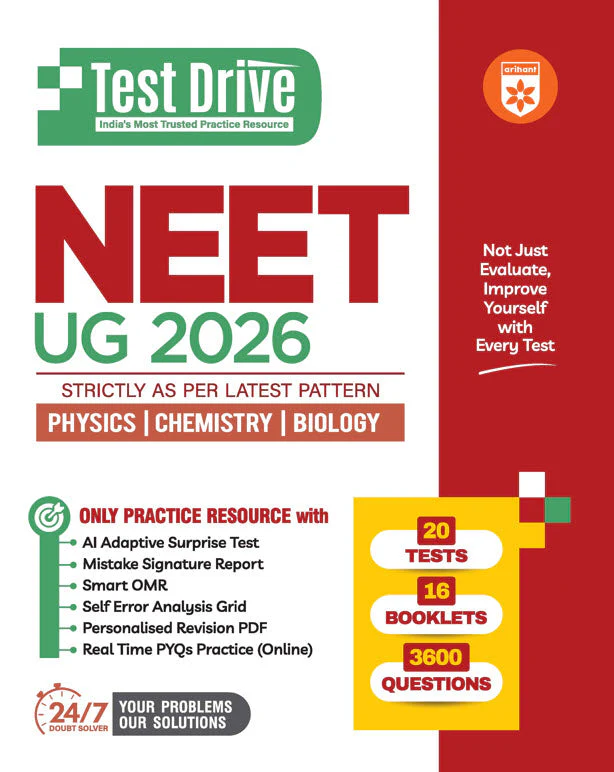 Combo of Masterstroke Neet UG & 13 NEET Test Drive | Physics, Chemistry & Biology | English Medium - Image 3
