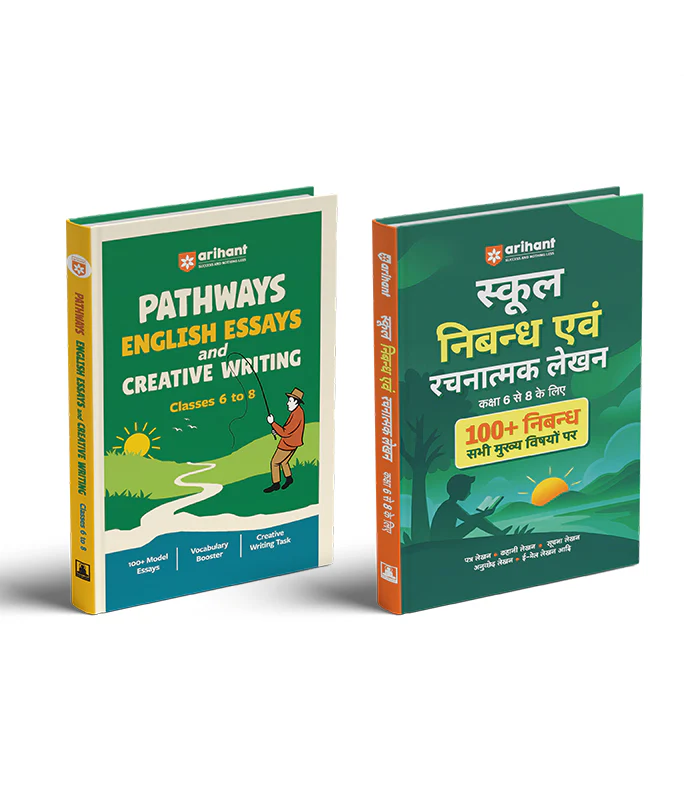 Combo of Pathways English Essays & Creative Writing  & School Essay (Nibandh) & Creative Writing for Classes 6–8  | English Medium