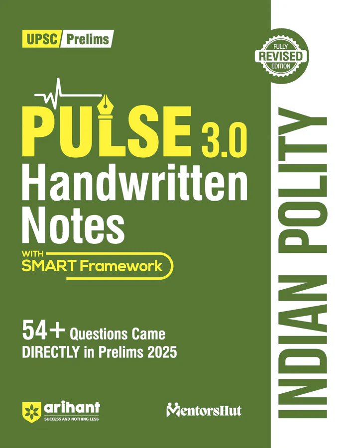 Combo of Pulse 3.0 Hand Written Notes Geography, Art & Culture, Modern Indian History, Ancient & Medieval India, Environment & Eco., Indian Polity, Indian Eco., Sci. & Tech, UPSC Through Maps | With Free Headline Current Affairs 2026 | English Medium - Image 7