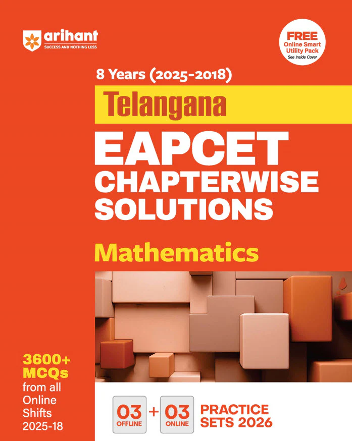 Combo of Telangana EAPCET Engineering Entrance 2025 | Physics, Chemistry & Mathematics 8 Year Solved Paper | English Medium - Image 4