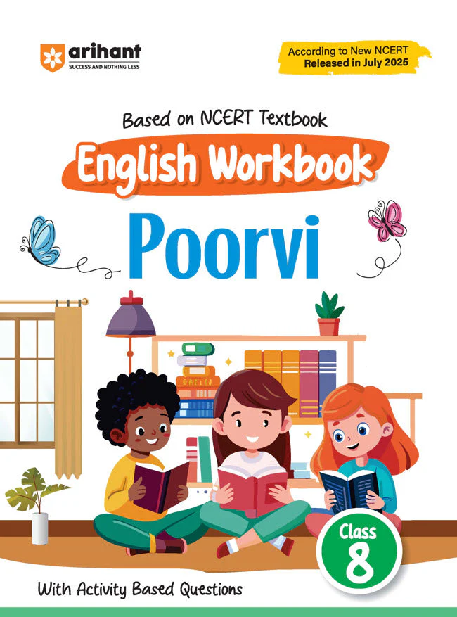Combo of workbook Clas 8 | Deepkam Sanskrit, Poorvi English, Curiosity, Malhar Hindi, Ganita Prakash & Exploring Society India and Beyond| Based on New NCERT Released on April 2025 - Image 3