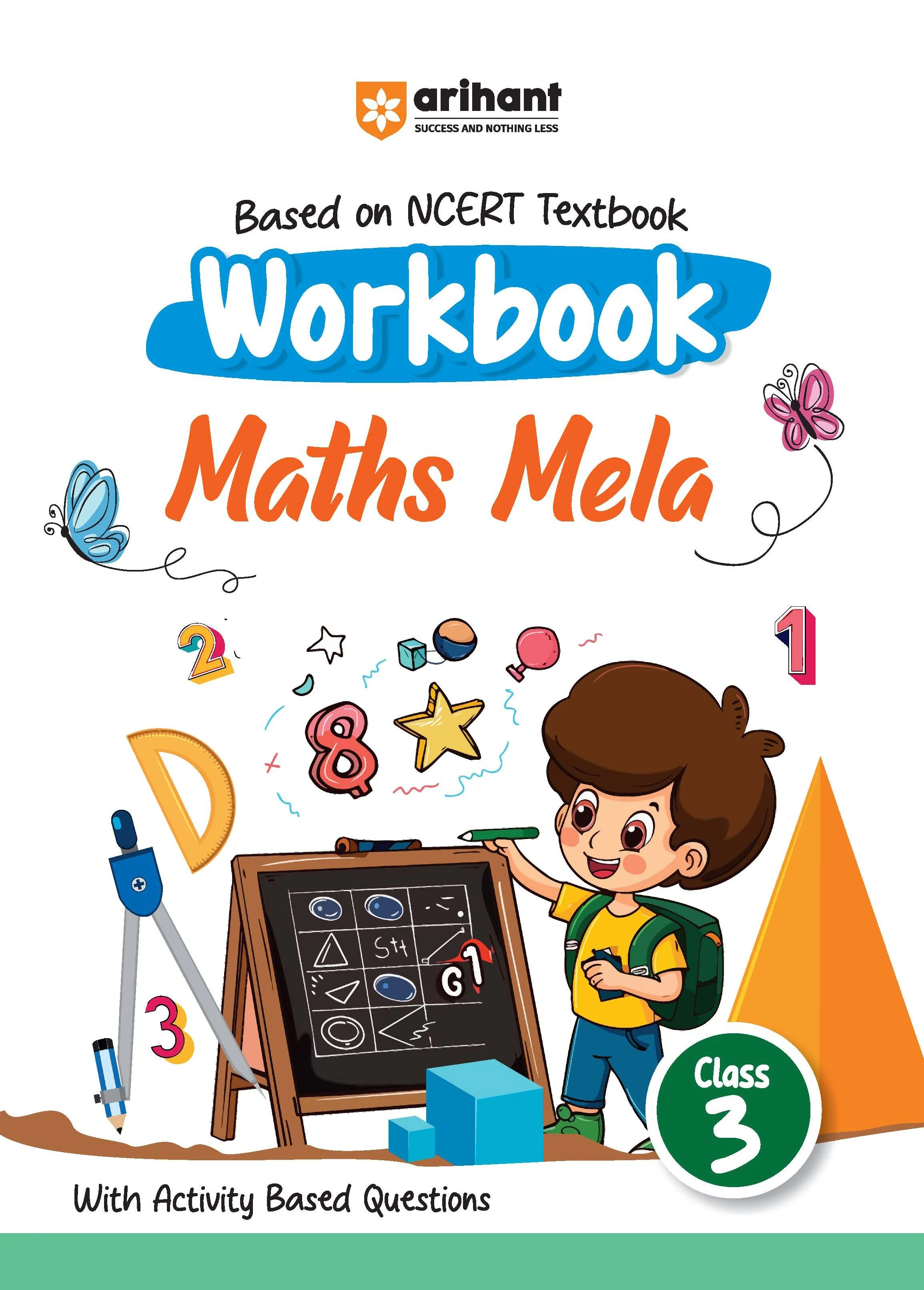 Combo of Workbook Class 3rd | Hindi (Veena), Maths, English (santoor), Environmental Studies | Based on NCERT Textbook - Image 3