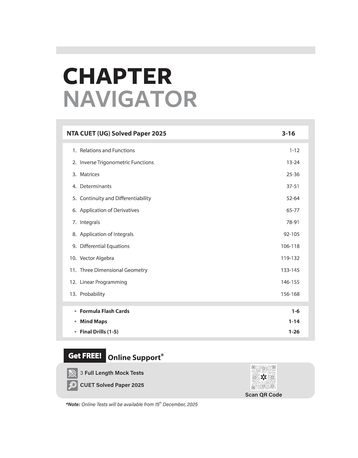 CUET UG 2026 Mathematics | Chapterwise Notes & Question Bank | Based on NTA Pattern | 1000+ NCERT MCQs, Assertion Reason & CBQ | Mindmaps & Flash Cards | Free Online Digital Support - Image 2
