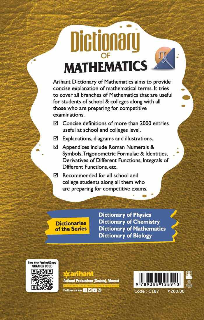 Dictionary of Mathematics | By Suraj Singh - Image 2