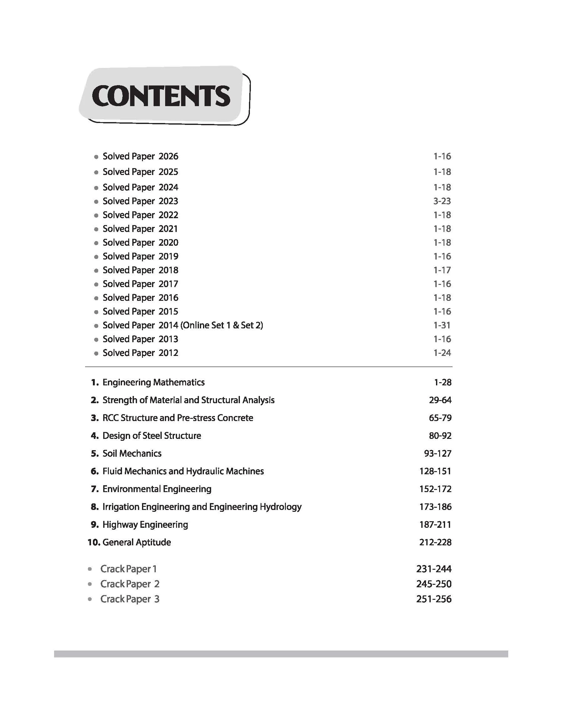 GATE Civil Engineering Chapterwise Solved Papers 2026–2000 |Chapterwise & Yearwise Detailed Explanations as per GATE Pattern - Image 2