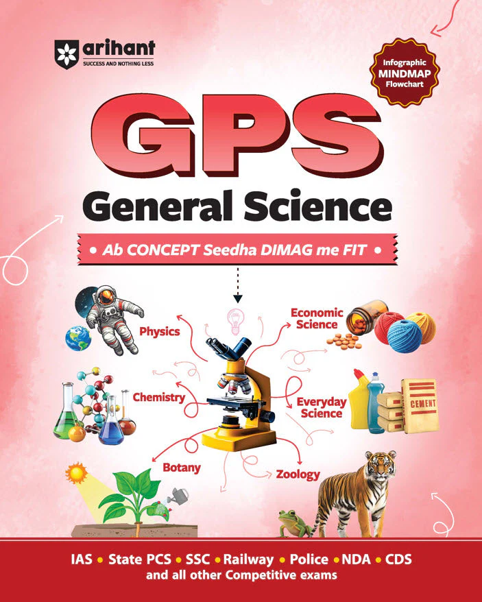 GPS Indian General Science | with Infographics Mindmaps & Flowcharts | for UPSC, IAS, PCS, SSC, Railway, NDA, CDS &  Other Competitive Exams