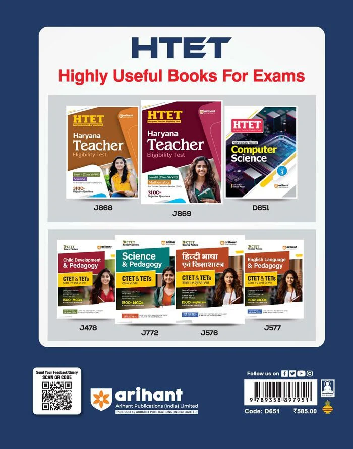 HTET (Haryana Teacher Eligibility Test) Post Graduate Teacher Computer Science level 3 - Image 2