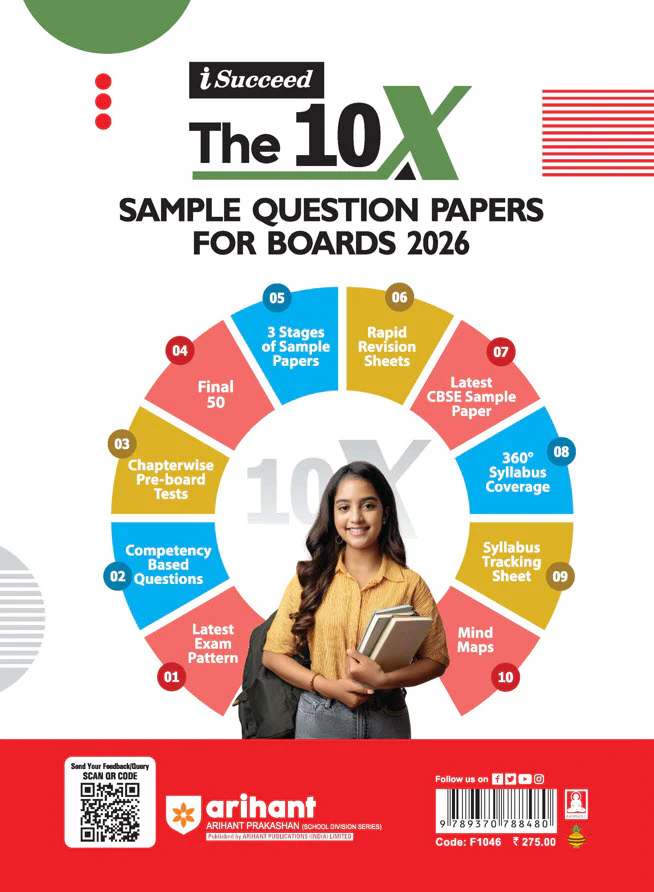 i-Succeed CBSE 2026 – Mathematics Class 12 | 15 Sample Question Papers | Rapid Revision Sheets | Mind Maps | Final 50 Most Probable Questions | As per Latest CBSE Sample Paper - Image 2