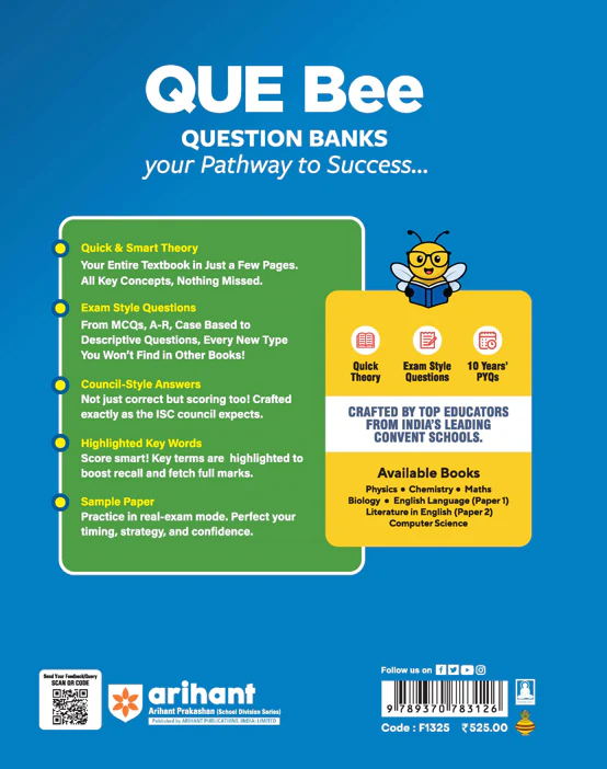 ISC QUE Bee Physics  Class 11 Exam 2026 | Quick Theory, Exam Pattern Questions, Speciman & Sample Papers | Key Words Highlighted - Image 3