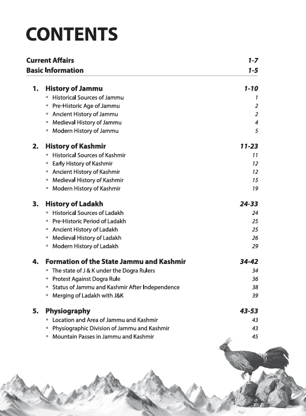 Know Your State Jammu & Kashmir and Ladakh (General Knowledge) | With Coloured Maps, Practice MCQs, PYQs & Budget 2025-26 | Revised Edition - Image 3