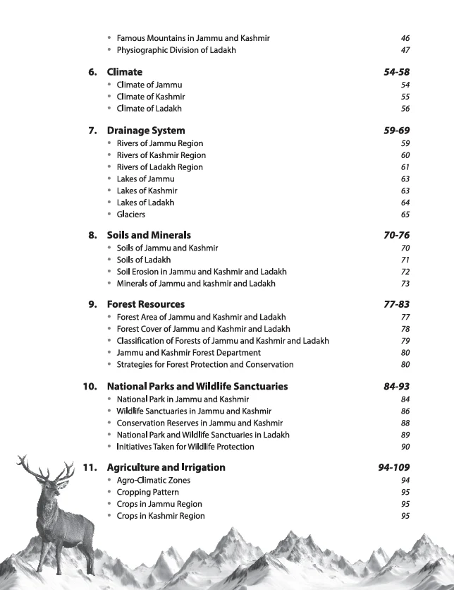 Know Your State Jammu & Kashmir and Ladakh (General Knowledge) | With Coloured Maps, Practice MCQs, PYQs & Budget 2025-26 | Revised Edition - Image 4