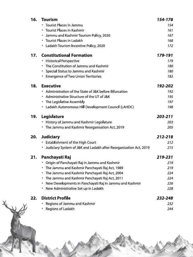 Know Your State Jammu & Kashmir and Ladakh (General Knowledge) | With Coloured Maps, Practice MCQs, PYQs & Budget 2025-26 | Revised Edition - Image 6