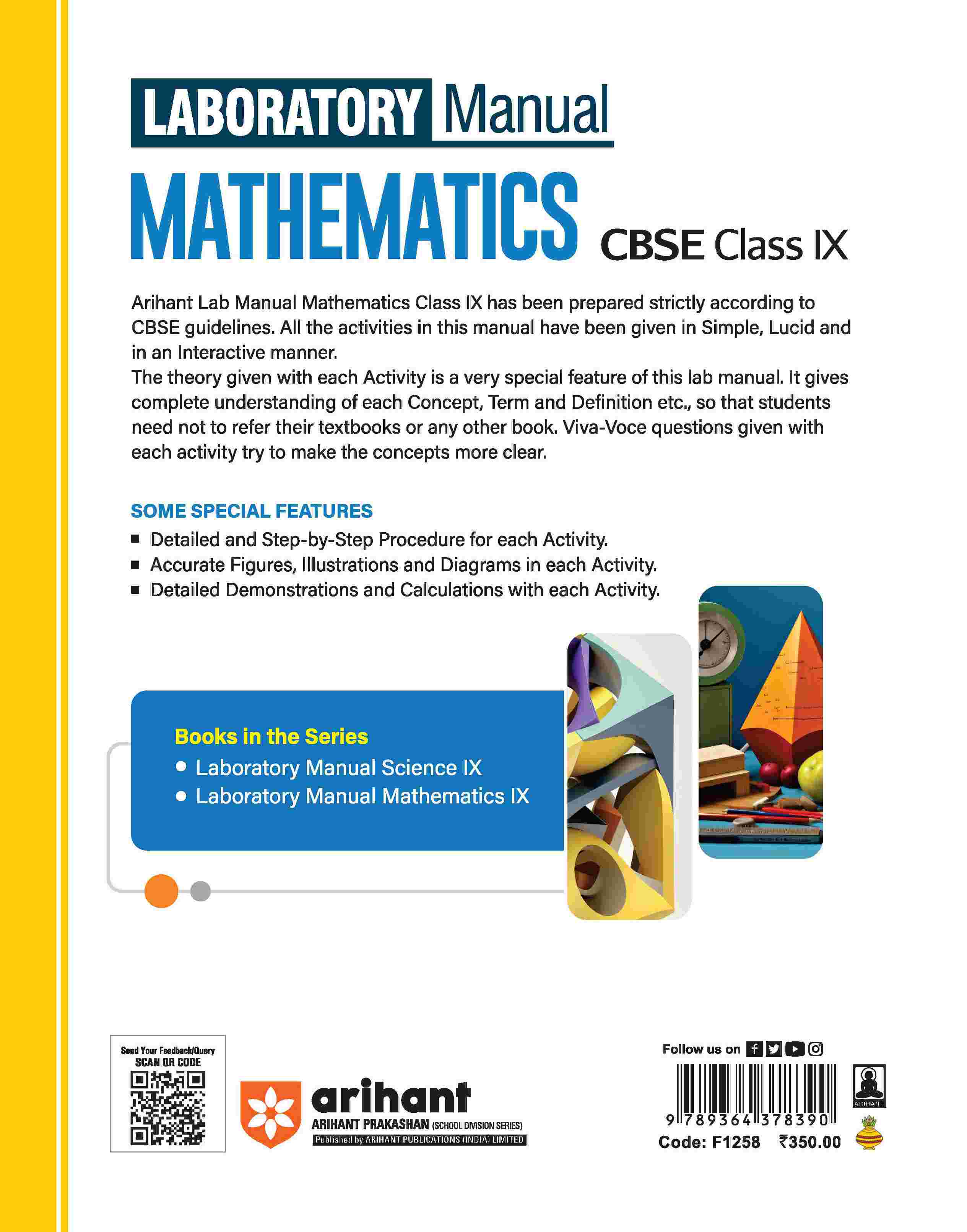 Laboratory Manual CBSE - Mathematics Class 9th | Revised Edition - Image 2
