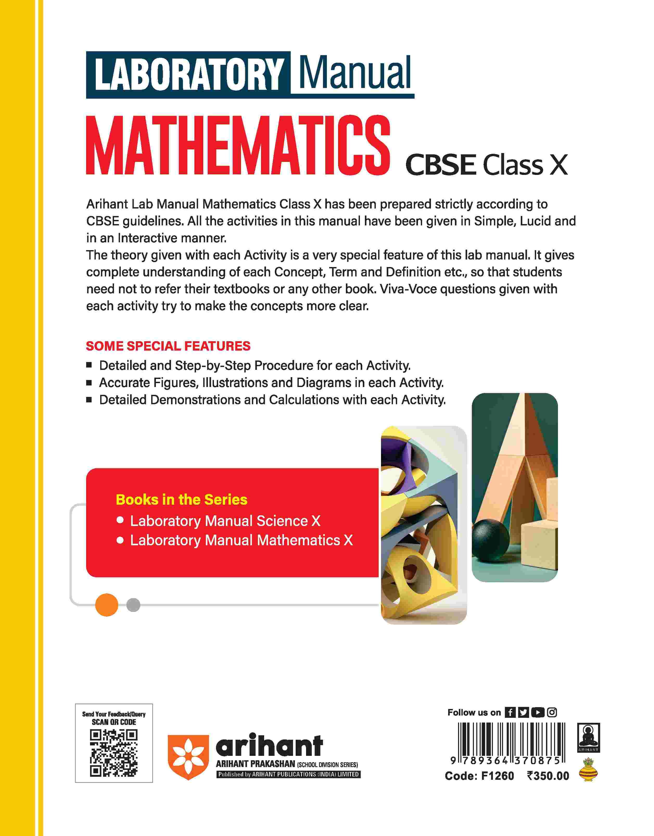 Laboratory Manual CBSE - Mathematics Class 10th | Revised Edition - Image 2