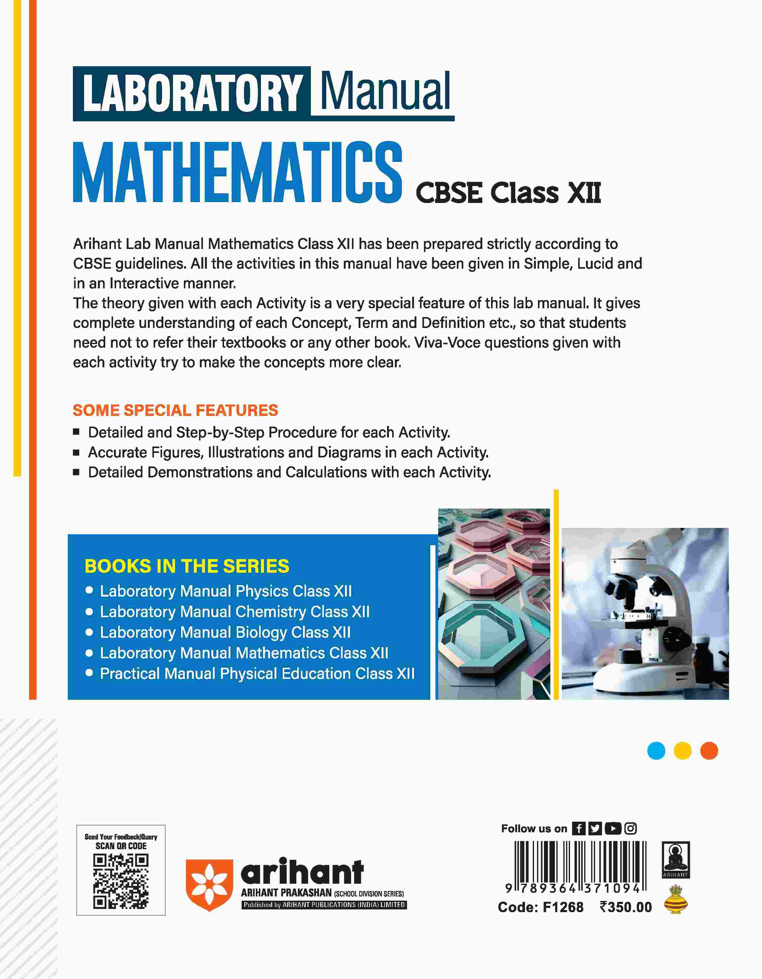 Laboratory Manual Mathematics for CBSE Class XII (12th) | Complete Practical Book with Experiments, Viva Voce Questions & Answers | NCERT Compliant Lab Book - Image 2