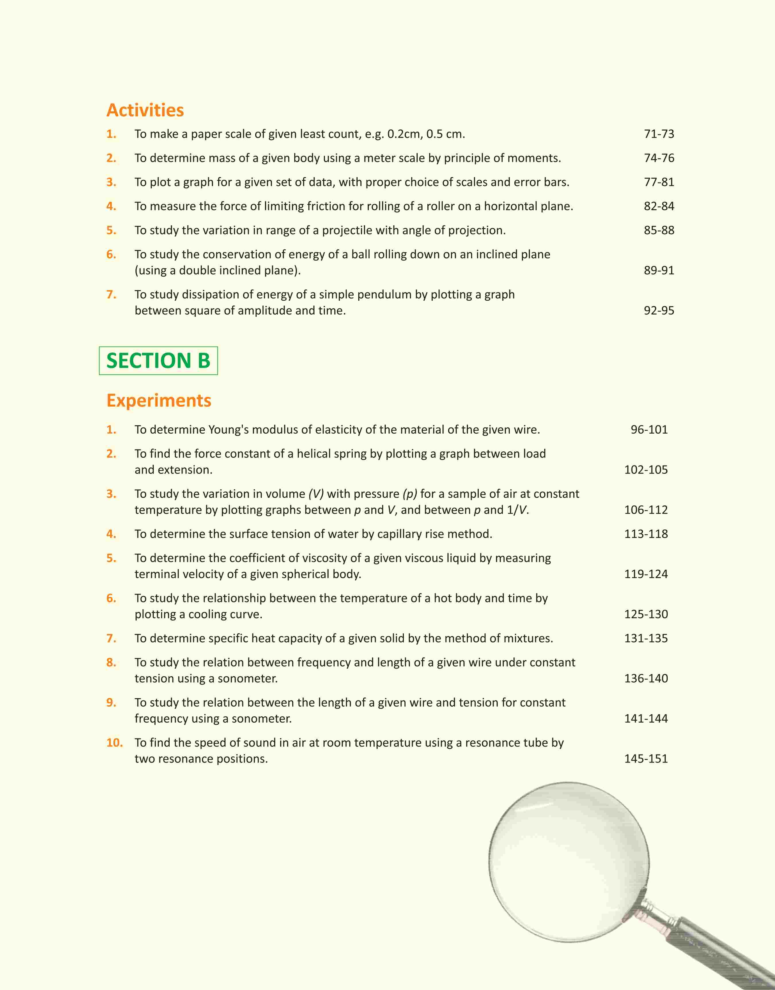 Laboratory Manual Physics for CBSE Class XI (11th) | Complete Practical Book with Experiments, Viva Voce Questions & Answers | NCERT Compliant Lab Book - Image 4