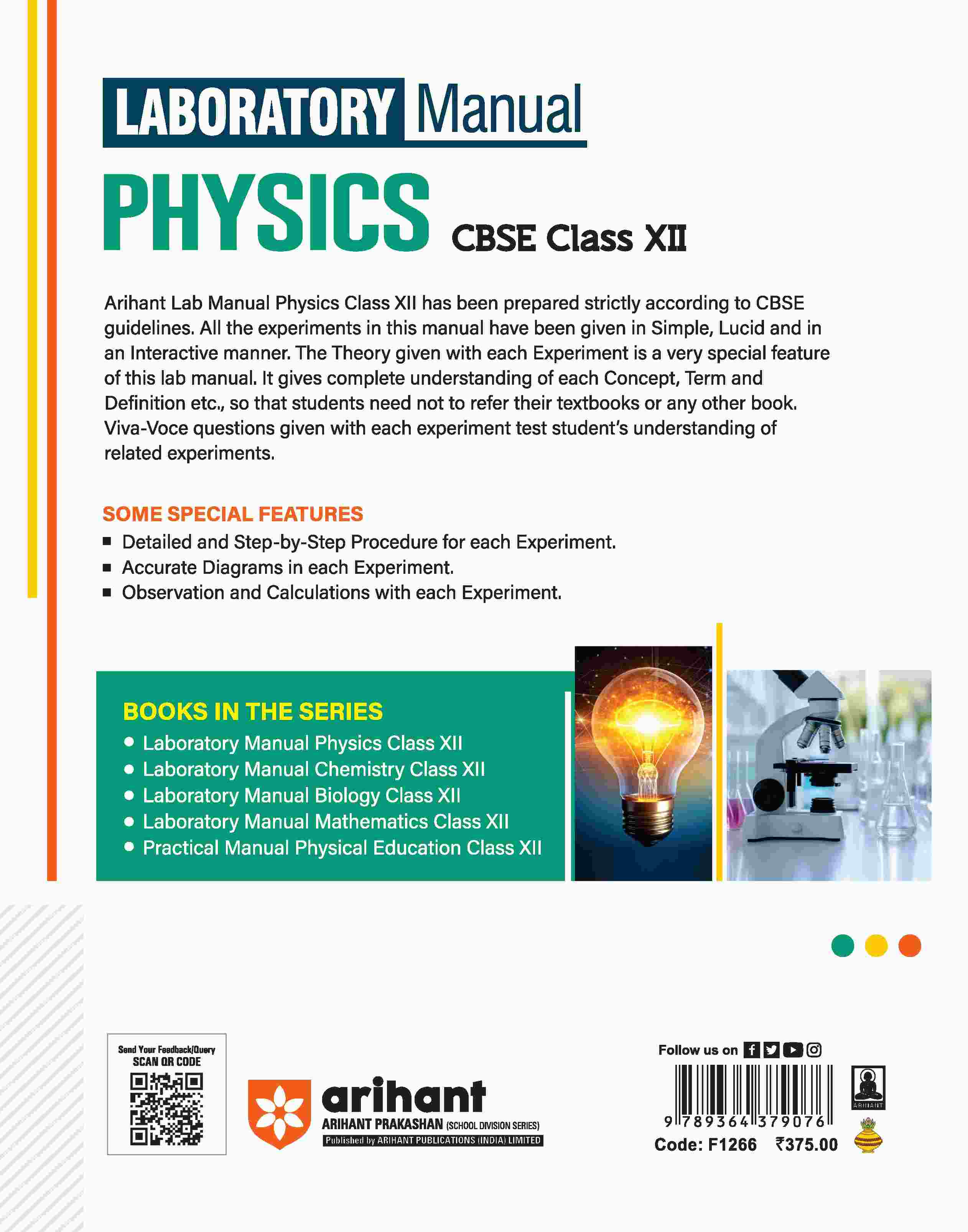 Laboratory Manual Physics for CBSE Class XII (12th) | Complete Practical Book with Experiments, Viva Voce Questions & Answers | NCERT Compliant Lab Book - Image 5