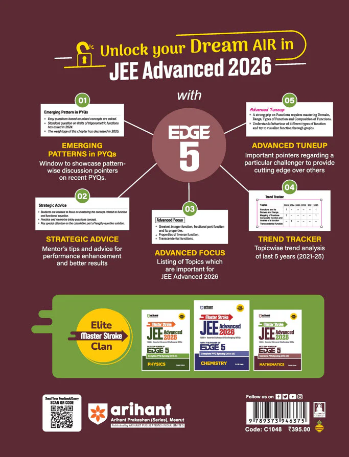 Master Stroke JEE Advanced 2026 Mathematics | 1000+ Advanced MCQs with PYQ Syncing (2013–2025) | with the POWER of EDGE 5 | Mukesh Kumar - Image 2