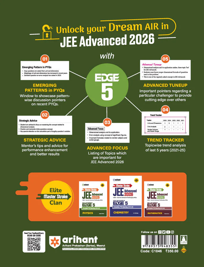 Master Stroke JEE Advanced 2026 Physics | 1000+ Advanced MCQs with PYQ Syncing (2013β2025) | with the POWER of EDGE 5 | Deepak Paliwal - Image 2