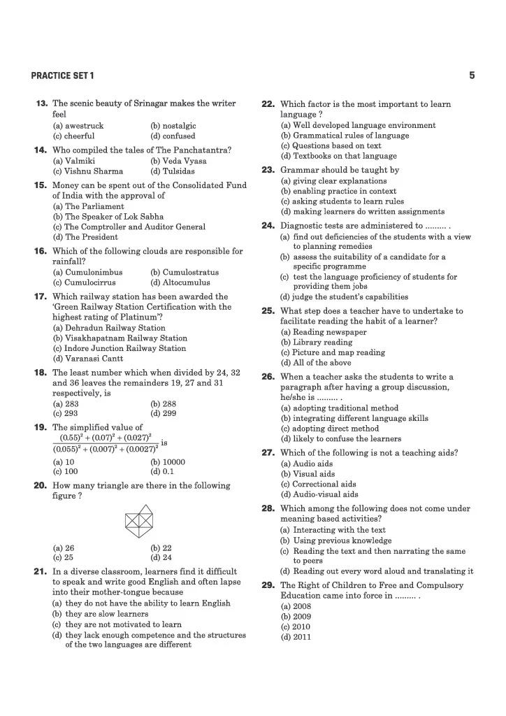 MP Madhyamik Shikshak English Exam 2026 (Varg 2) | 15 Practice Sets | 2250+ MCQs with Solved Papers 2023 & 2019 - Image 5