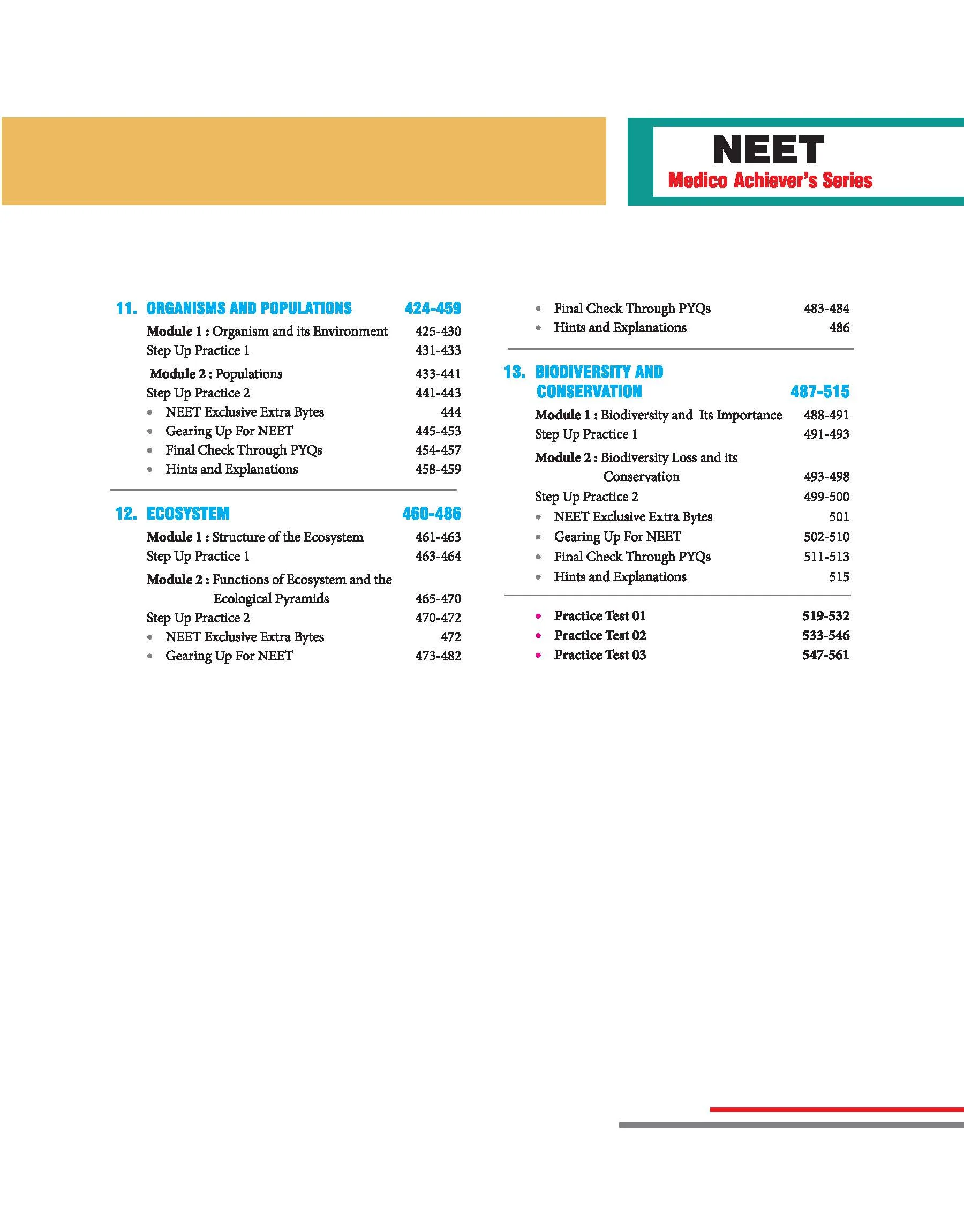 Objective Biology Volume 2 for NEET 2027 | Medico Achiever’s Series | 2000+ MCQs with PYQs Synced Modular Theory | Fully Revised NEET Preparation Book by Sanjay Sharma & Sudhakar Banerjee - Image 7