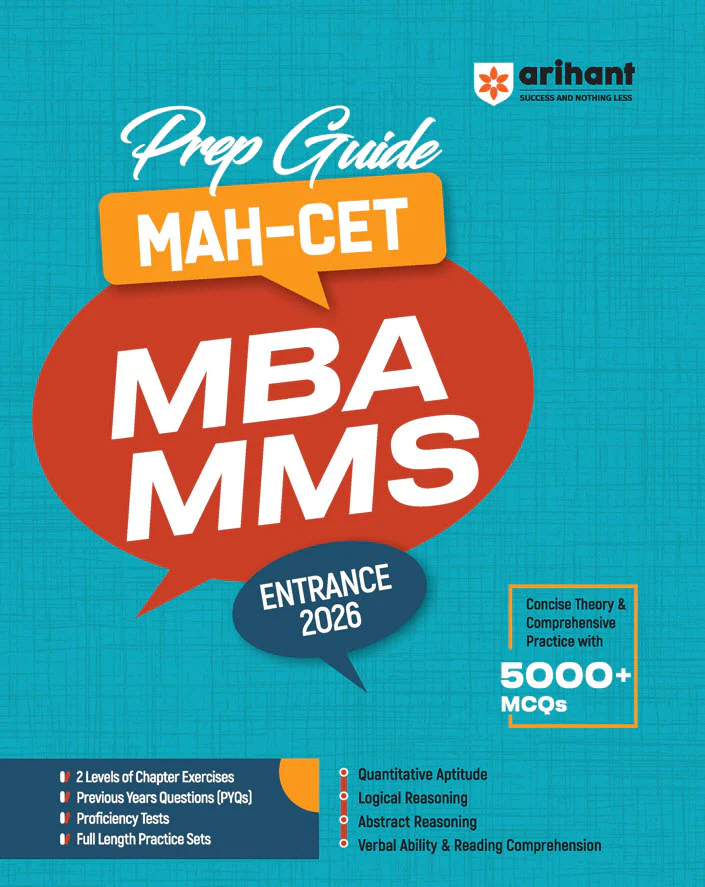 Prep guide MAH-CET MBA / MMS Entrance Exam 2026 | Concise Theory & Comprehensive Practice with 5000+ MCQs, PYQs