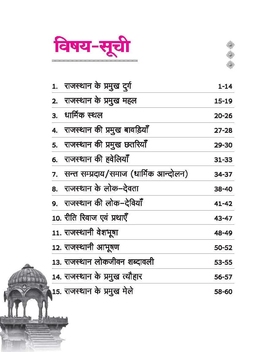Rajasthan Kala evam Sanskriti (Art & Culture) | Pocket Book RRR (Rapid-Rajasthan-Revision) Part-1 | By Ankur Parik & Gaurav Parashar | Hindi Medium - Image 3