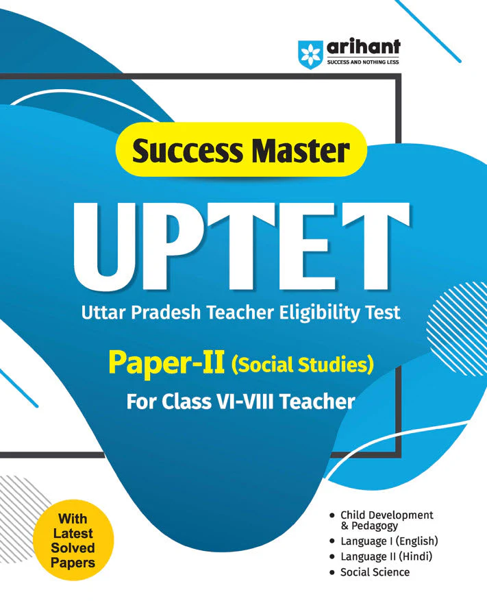 Success Master UPTET Paper 2 (Class VI-VIII) | Social Studies Teacher | Child Development, Hindi, English,  Social Studies | Solved Papers & Practice Sets