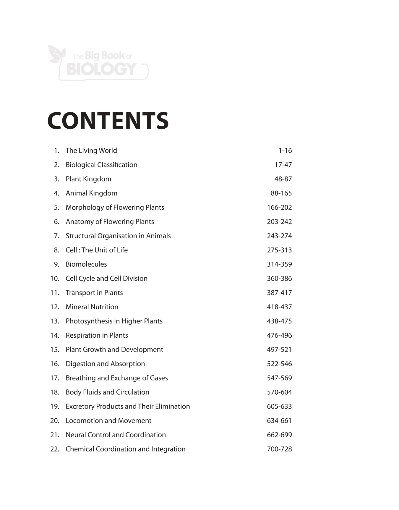 The Big Book of Biology for NEET 2025 (Volume 1) - Image 3
