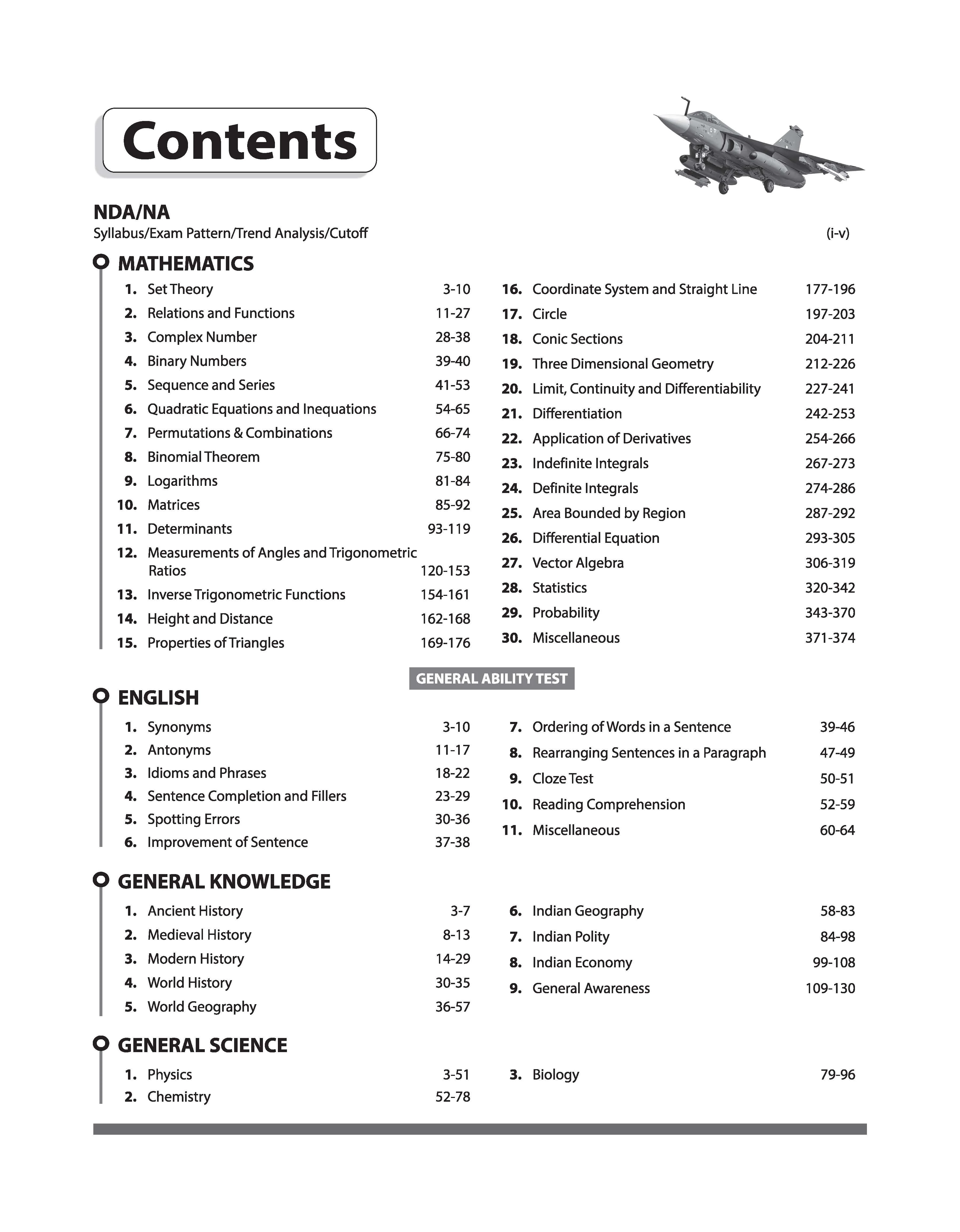 UPSC NDA/NA 2026 β Chapterwise 20 Solved Papers (2025β2016) | Mathematics & General Ability Test (GAT) | Detailed Explanations & Trend Analysis | 5000+ MCQs - Image 3
