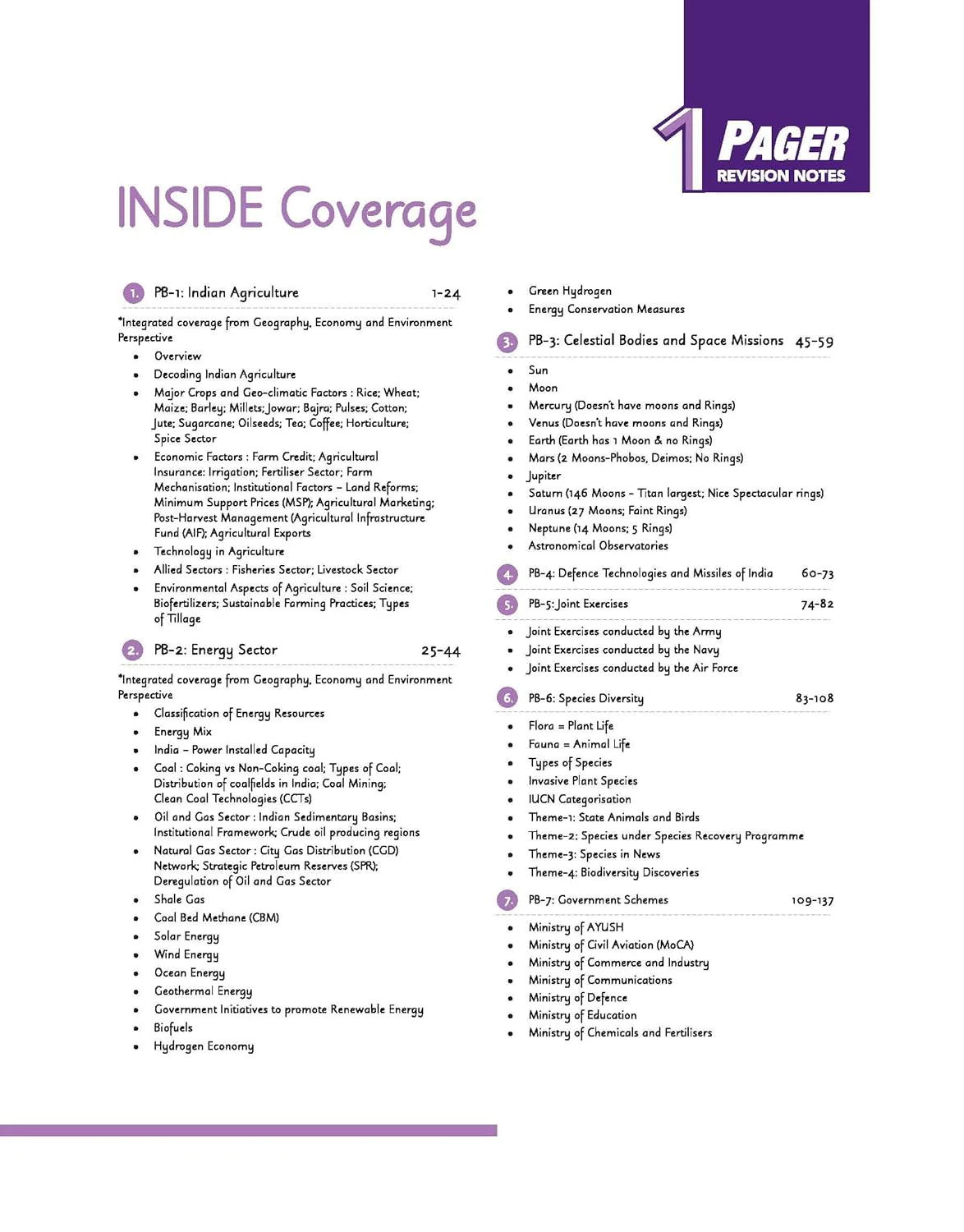 UPSC Prelims Booster | Pixel 1-Pager Revision Notes | Fast Revision, Entire Prelims GS in 1-Page Format, Concept & Fact Infographics with PYQ-Based Preparation - Image 4